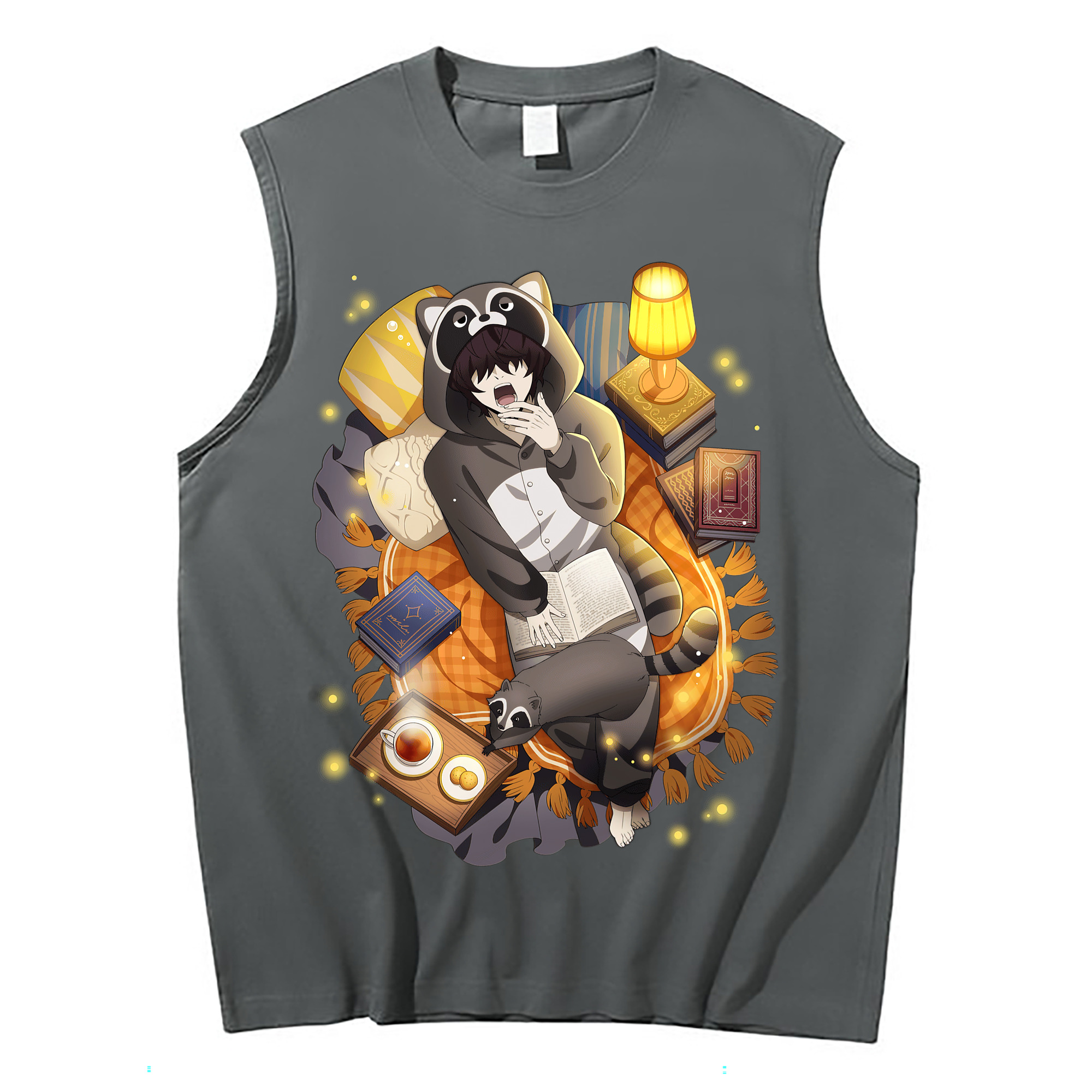 （画像用） 文豪ストレイドッグス Bungo Stray Dogs コットン100％タンクトップ（フロントプリント）